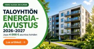 taloyhtiön energia avustus
